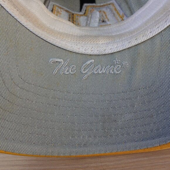 Panthers Cap Black AU Hat Baseball 7 3/8 Yellow Embroidered Logo The Game Pro - Picture 8 of 16